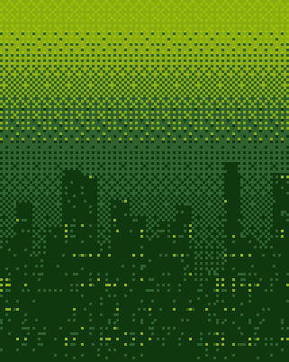 Skyline, rendered with the Pocket screen preset